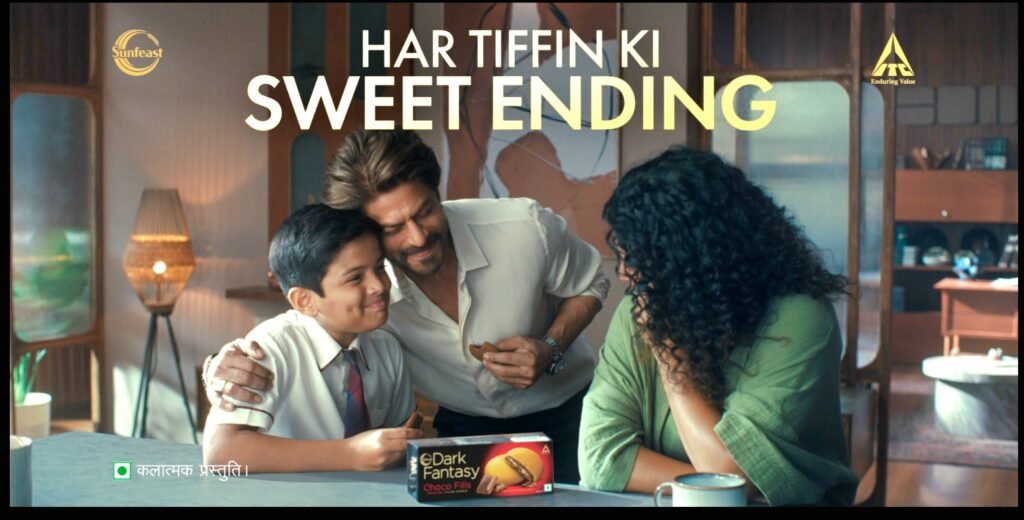 Sunfeast Dark Fantasy Adds a Sweet ending to Tiffin boxes in Latest Ad Film Featuring SRK…..