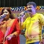 হাওড়া শরৎ সদনে আধুনিক ও স্বর্ণযুগের মিশেল সঞ্জয় ও ঝুমকীর গানে….।