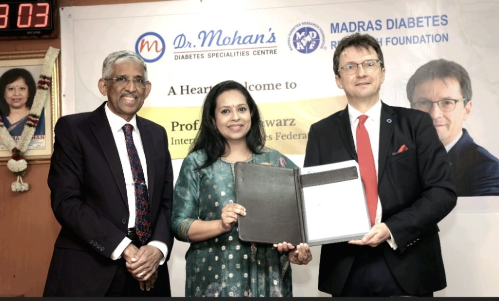 Dr. R. M. Anjana Appointed as Chair of the International Diabetes Federation (IDF) Working Group on Physical Activity and to lead the IDF ‘ACTIVE’ Initiative (A Global Movement to Boost Physical Activity Across All Ages)….