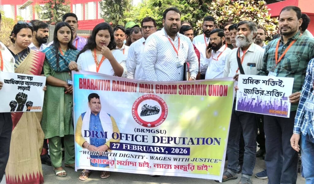 Goods Shed Workers Submit Nationwide Deputation to DRMs….